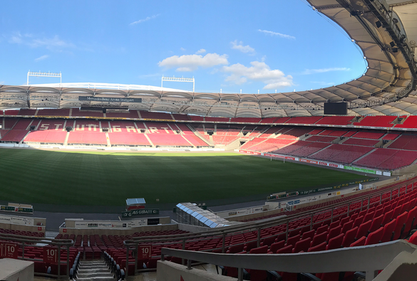 Neckar Stadion: Spielstätte des VfB Stuttgarts, Foto: VVS 2019